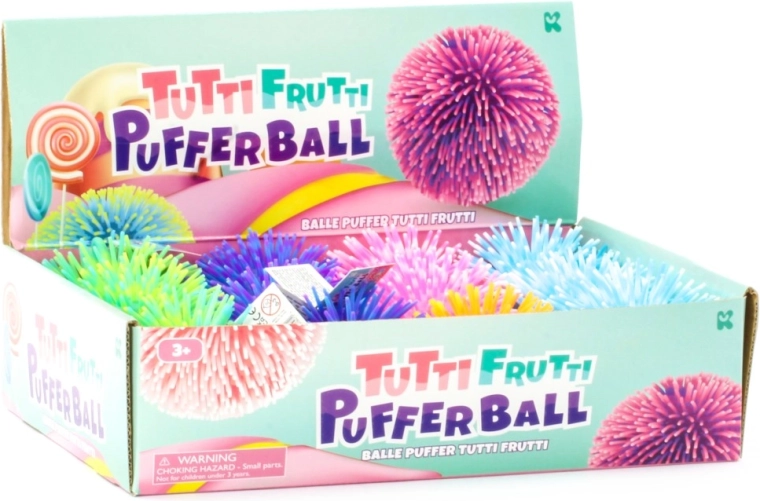 Balle sensorielle ébouriffée Tutti Frutti 11,5 cm