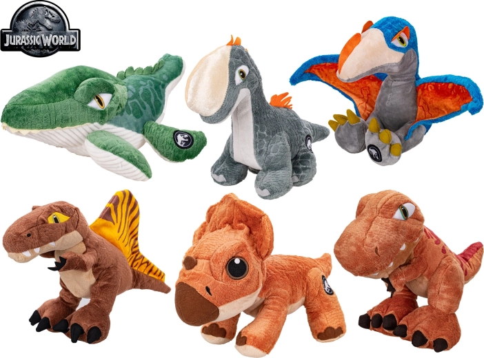 Dinosaure en peluche Monde Jurassique 25 cm