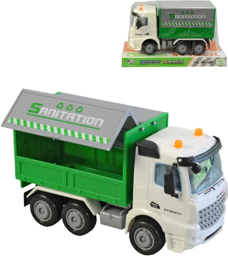 Camion poubelle de travail à roue libre 16 cm - 1 pièce