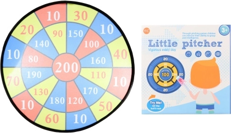 Grand cible avec balles à velcro