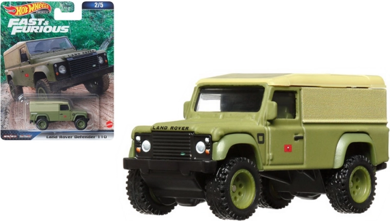 Hot Wheels Land Rover Defender 110 – modèle de collection Fast & Furious 1:64