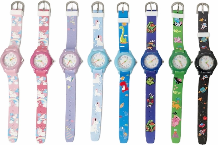 Montre pour enfants avec bracelet en silicone