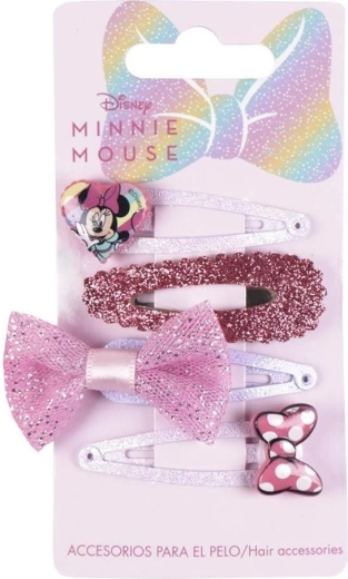 Lot de 4 barrettes pour cheveux Minnie - Cerda