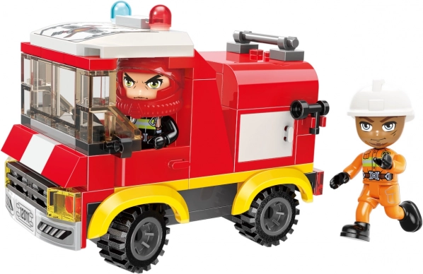 Camion-citerne de pompiers – Stavebnice QMAN MINE CITY