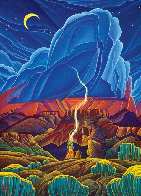 Puzzle Toute la nuit 1000 pièces de Cobble Hill