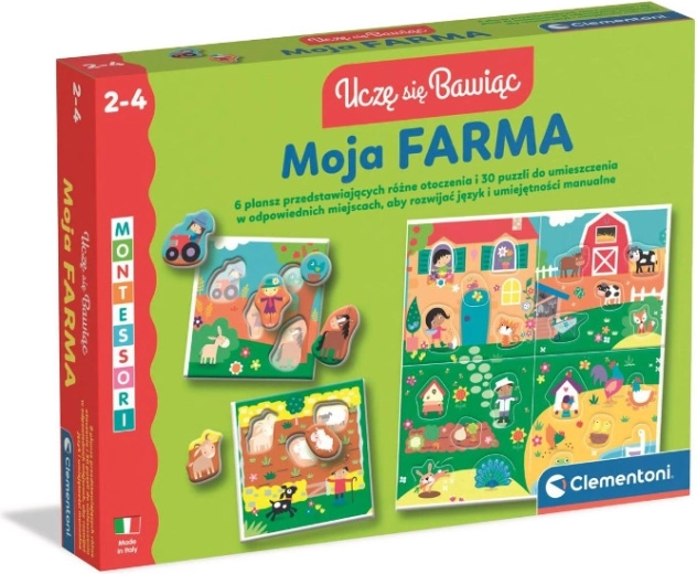 Clementoni Ma ferme – coffret éducatif interactif pour enfants