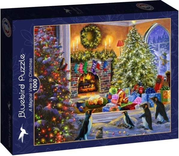 Puzzle Bluebird « Vue magique sur Noël » 1000 pièces