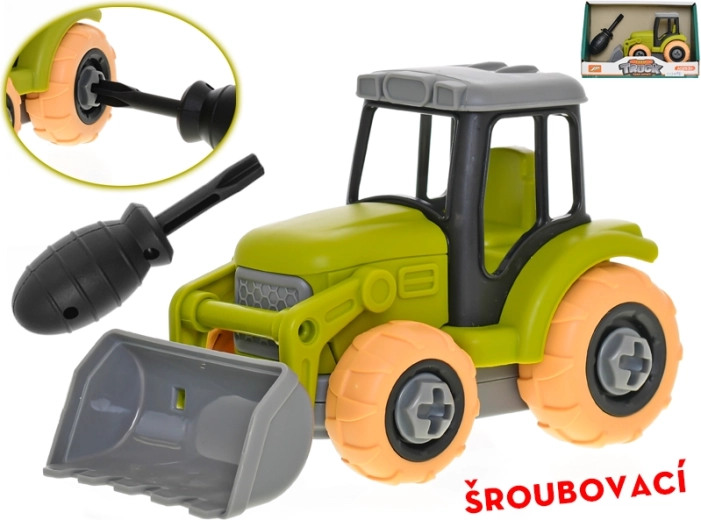 Tracteur à visser 14 cm à roue libre