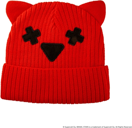 Bonnet d’hiver Brawl Stars Nita – bonnet rouge avec oreilles