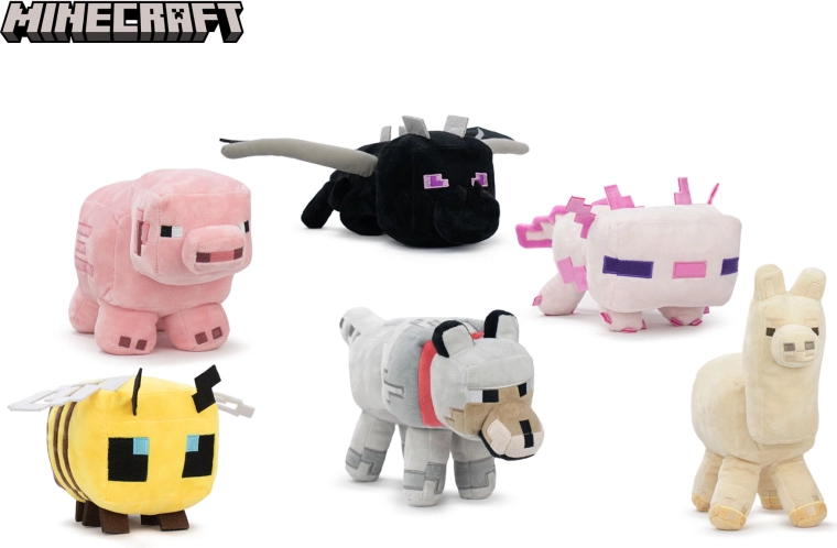 Peluche Minecraft 30 cm (mix de 6 variantes)