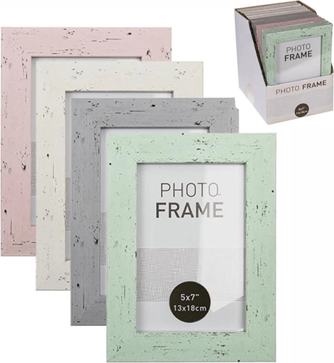 Cadre photo en bois 13 × 18 cm (mix de 4 variantes)