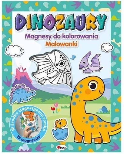 Magnets à colorier Dinosaures