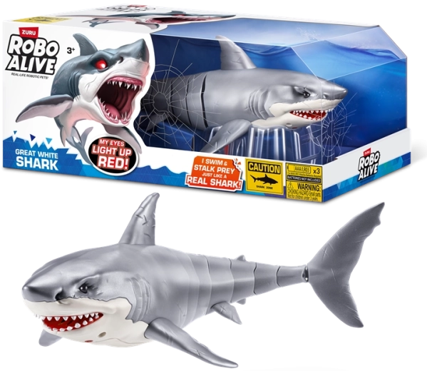 Robo Alive attaque de requin – grand requin blanc