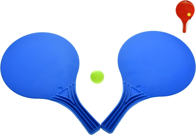 Raquettes de plage 37,5 cm avec balle, 2 couleurs