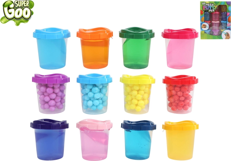 Set de pâte à modeler Super Goo 12×50 g