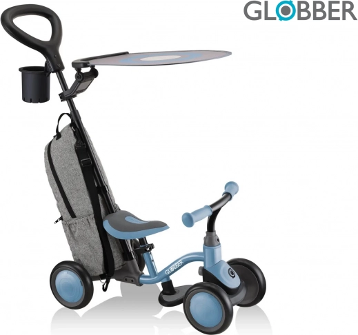 Draisienne Globber 3-en-1 Deluxe - Learning Bike 3in1 Deluxe - Bleu cendré