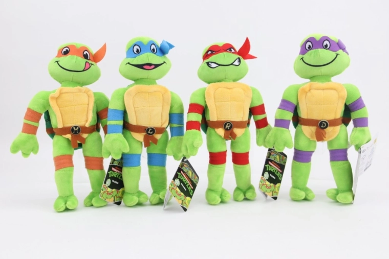 Tortue Ninja en peluche 25 cm