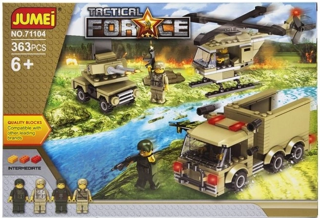 Jeu de construction Jumei Tactical Force – unités tactiques 363 pièces - 1 pièce