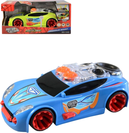 Voiture de course à piles avec lumière et son 23 cm - 1 pièce