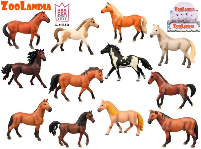 Zoolandia cheval en plastique 14 cm – 12 espèces