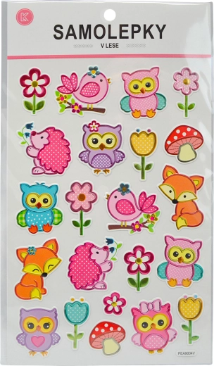 Autocollants animaux de la forêt