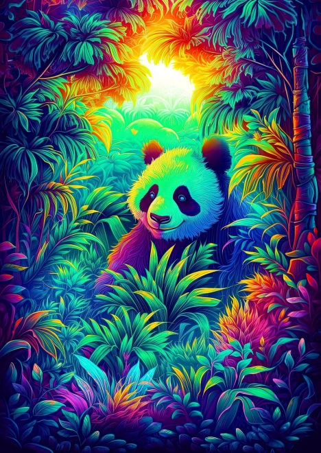Puzzle Le coin des pandas 1000 pièces
