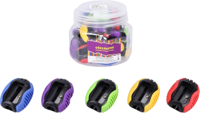 Taille-crayon à un trou 3,3 × 2 × 4 cm, assortiment de couleurs