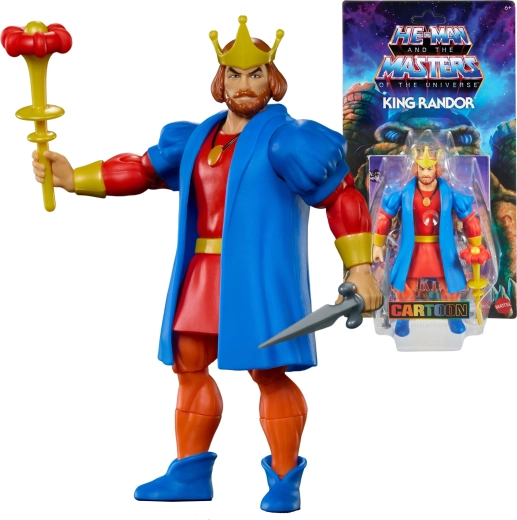 Masters of the Universe Origins – figurine King Randor avec épée et sceptre