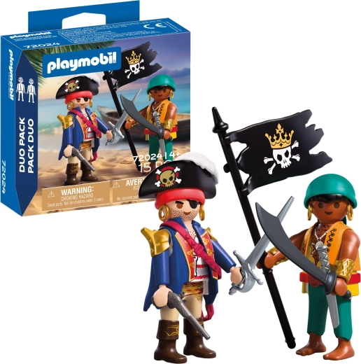 Playmobil Duo Pack – pirates avec accessoires, ensemble de 15 pièces