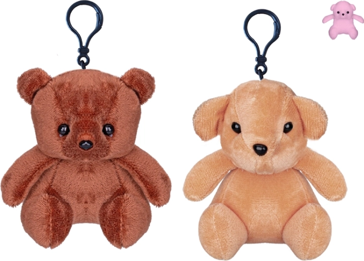 Porte-clés ourson en peluche 10 cm