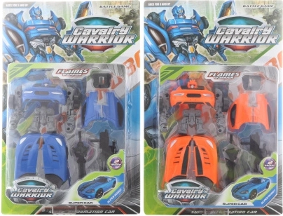 Voiture de sport robotique transformable