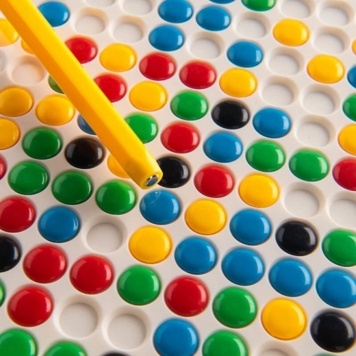 Stylet magnétique jaune pour tableaux MagPad Dots