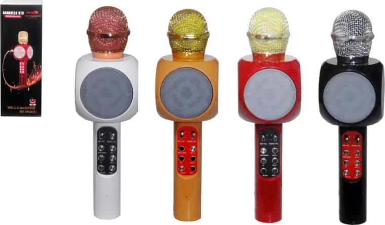 Microphone Bluetooth pour enfants avec lumière et son - 1 pièce