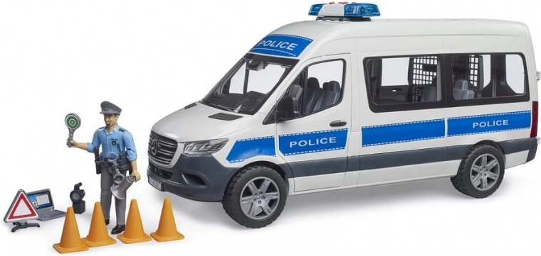 Bruder fourgon d’intervention de police Mercedes-Benz Sprinter 1:16