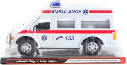 Ambulance en plastique à inertie avec portes ouvrantes