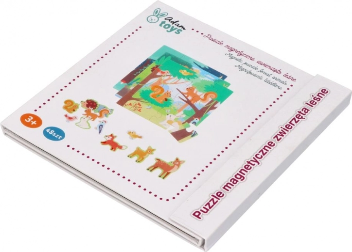 Livre puzzle magnétique - Animaux de la forêt