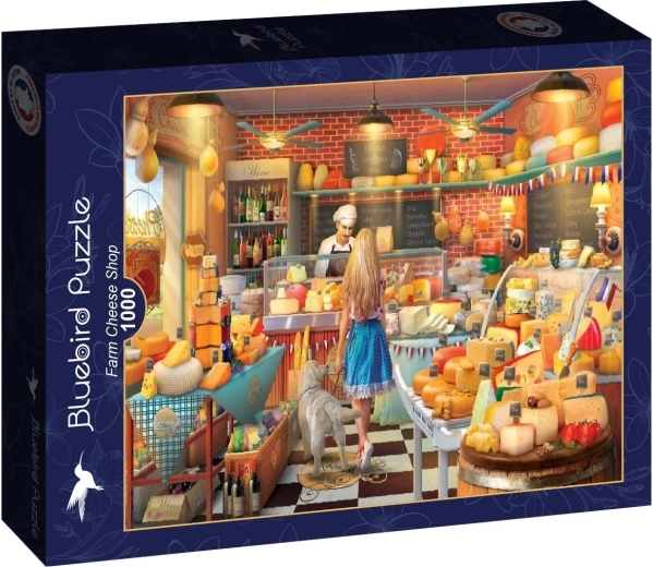 Puzzle Bluebird Petite boutique de fromages artisanaux 1000 pièces