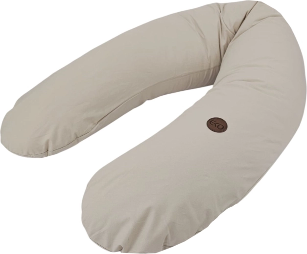 Coussin d’allaitement en coton EKO 180 cm – Beige clair