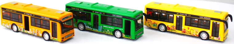 Autobus avec lumière et son à inertie