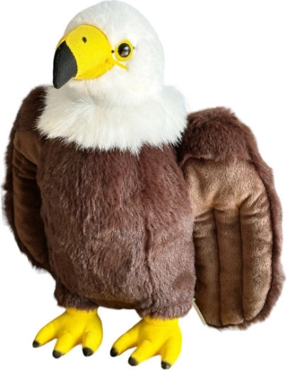 Aigle en peluche 28 cm