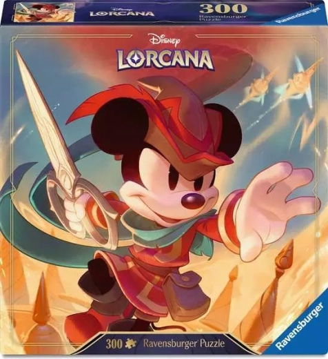 Puzzle Ravensburger Disney Lorcana : Mickey Mouse – le tailleur courageux, 300 pièces