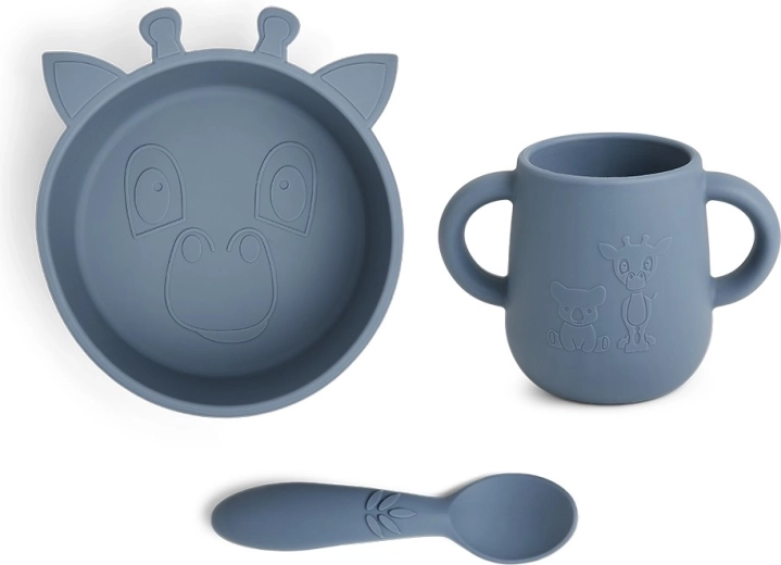 Set repas en silicone NuuRoo Ebba Bering Sea