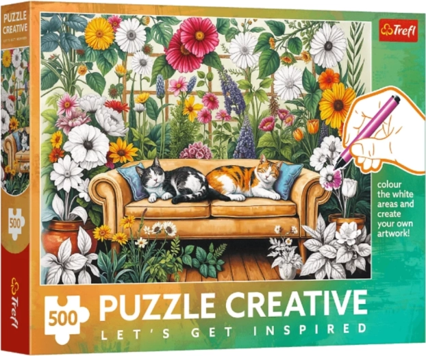 Puzzle 500 pièces – Orangerie aux chats TREFL