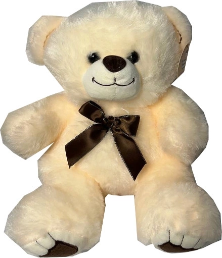 Ourson en peluche crème 28 cm