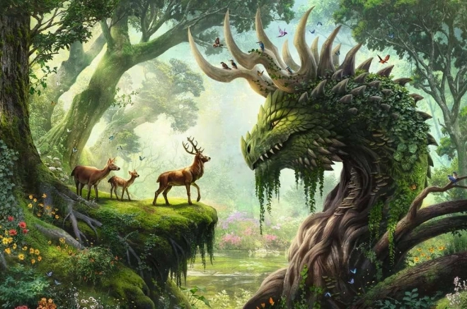 Puzzle Dragon de la Forêt Ravensburger 3000 pièces