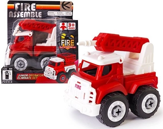 Camion de pompiers à visser - 1 pièce