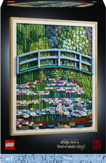 LEGO Art Claude Monet Le Pont au-dessus de l’étang aux nénuphars