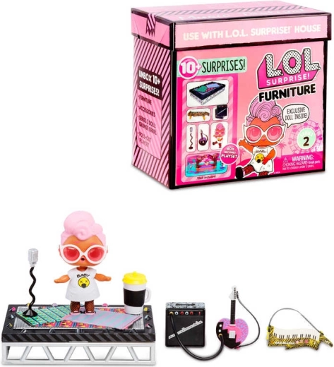 L.O.L. Surprise! Furniture set Festival de musique avec poupée et accessoires - 1 pièce