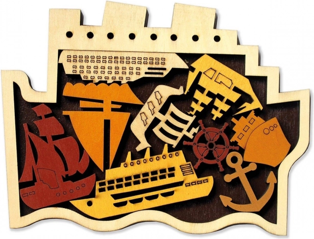 Casse-tête en bois The Harbour de RECENT TOYS