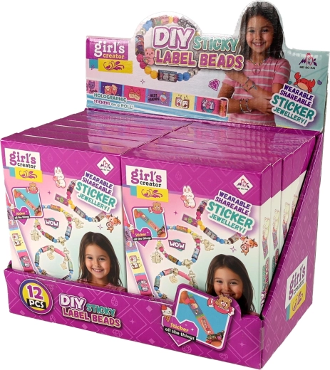 Kit créatif pour fabriquer des bracelets avec autocollants